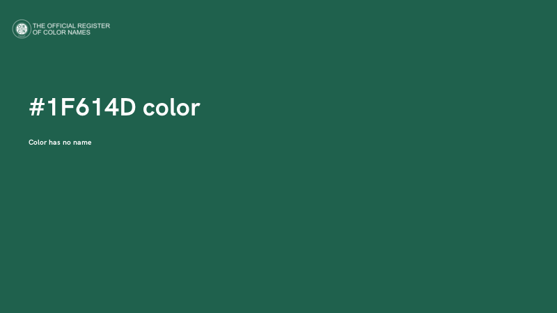 #1F614D color image