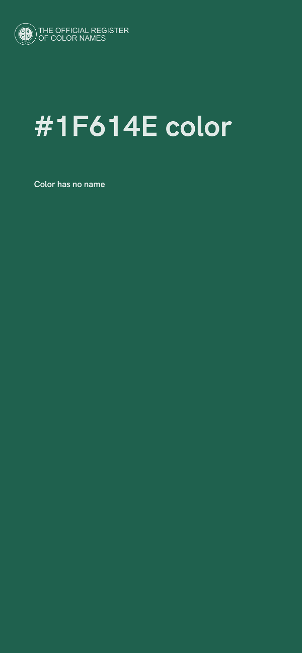 #1F614E color image