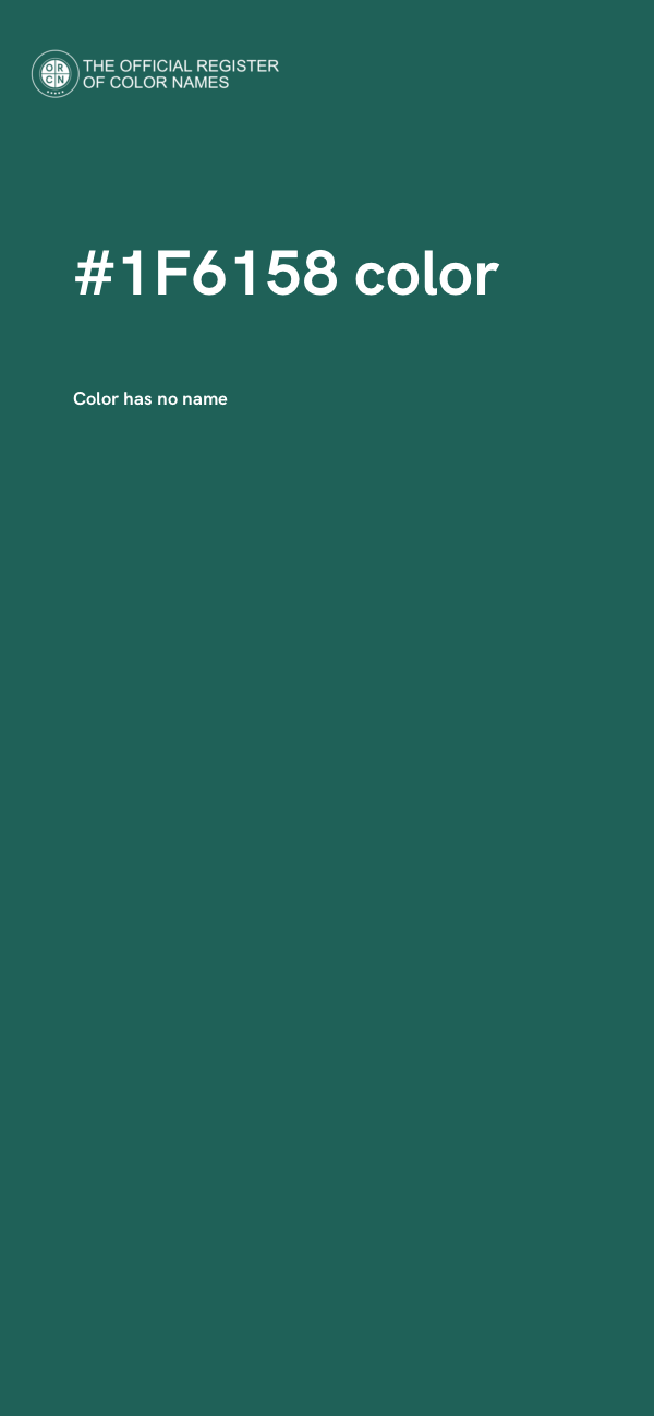 #1F6158 color image