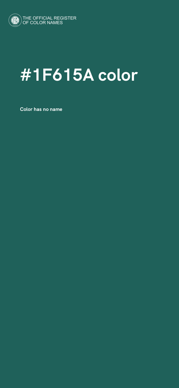#1F615A color image