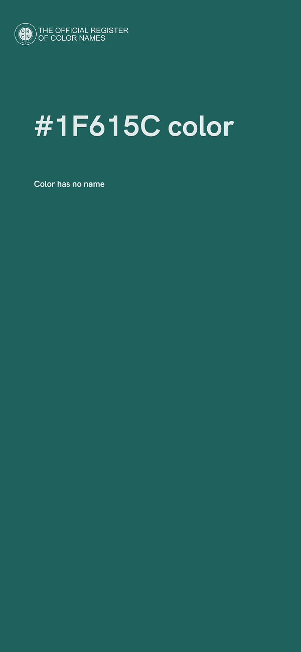#1F615C color image