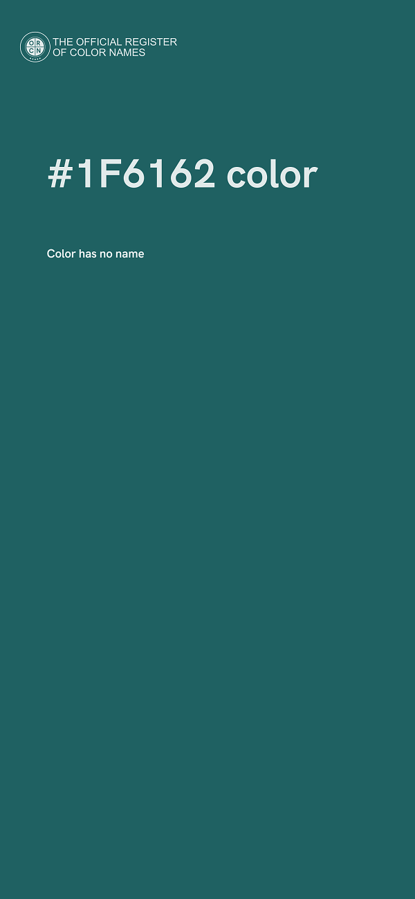 #1F6162 color image