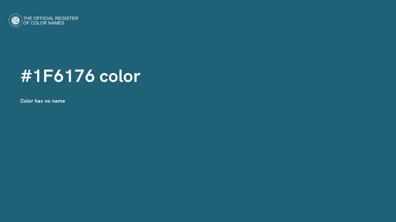 #1F6176 color image