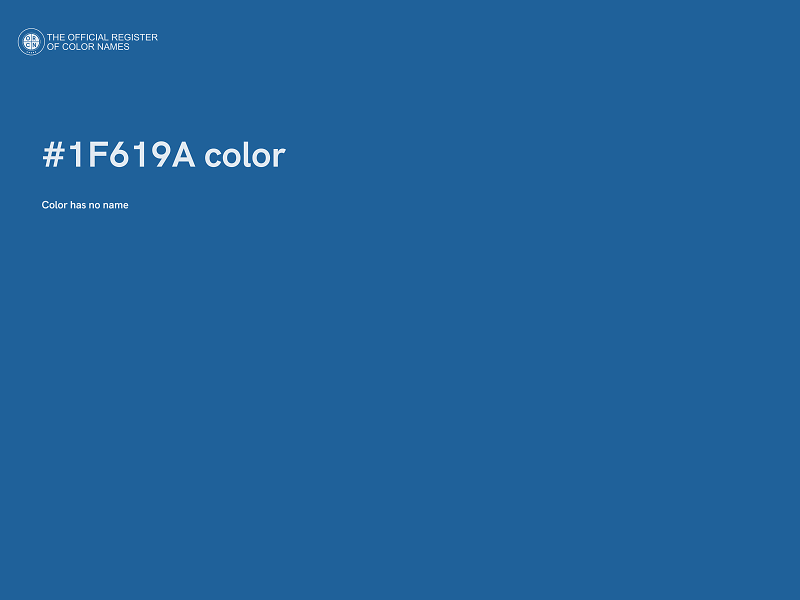 #1F619A color image