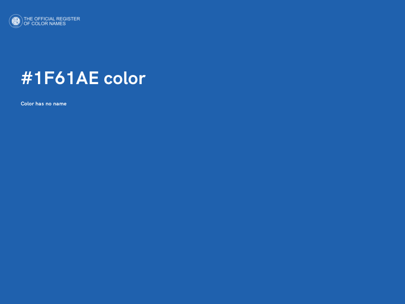 #1F61AE color image