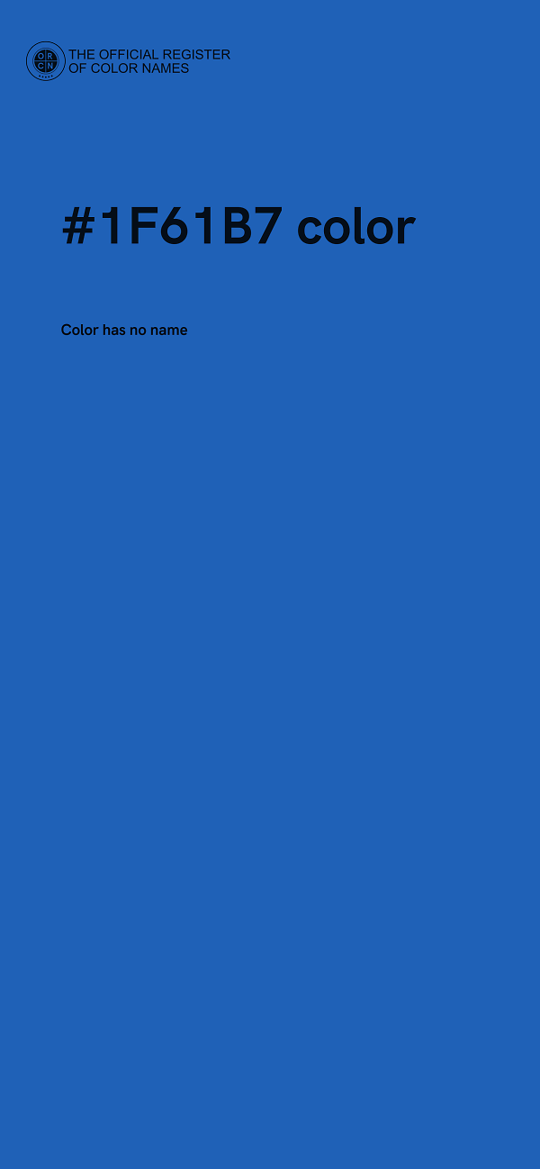 #1F61B7 color image