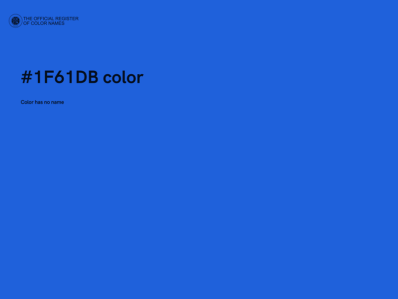 #1F61DB color image