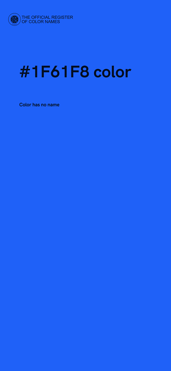 #1F61F8 color image