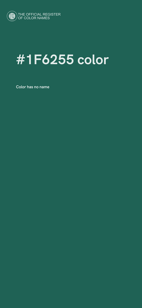 #1F6255 color image