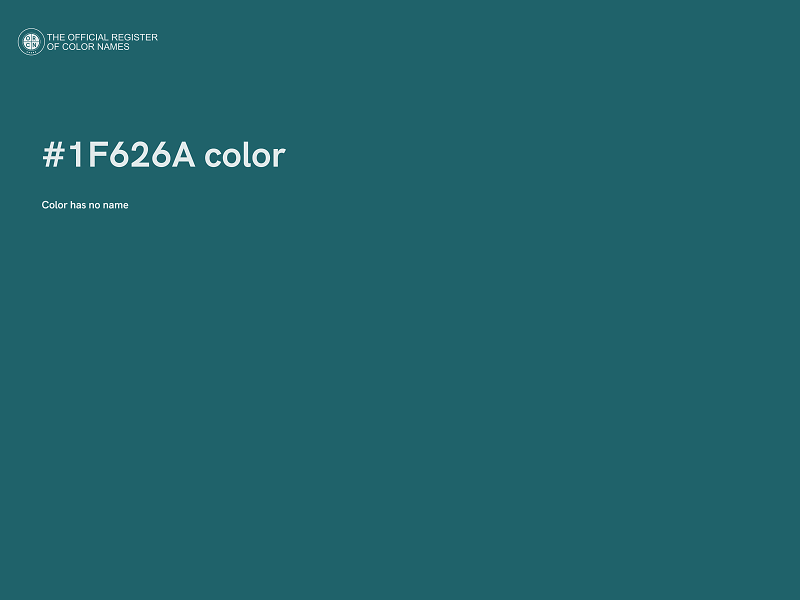 #1F626A color image