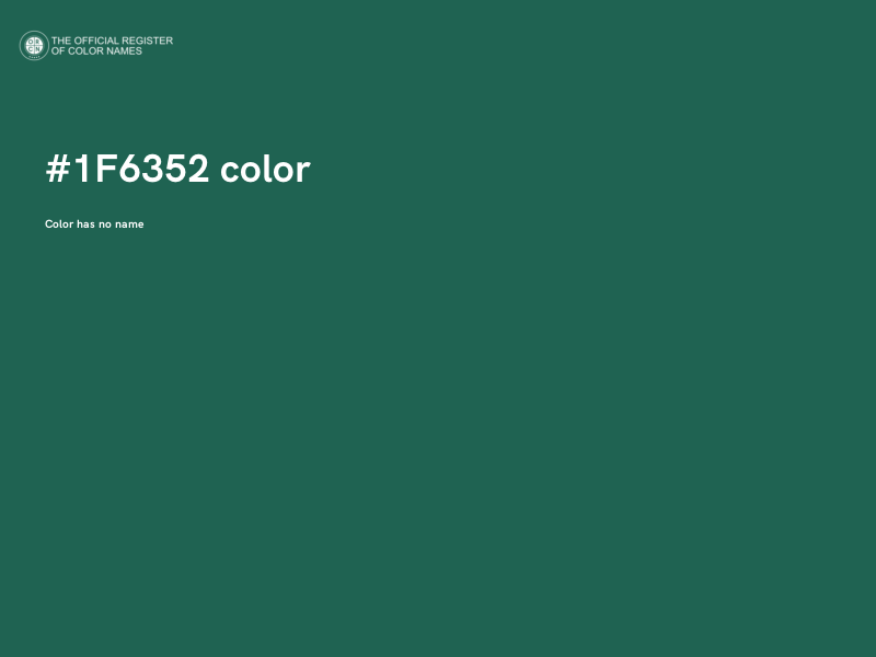 #1F6352 color image