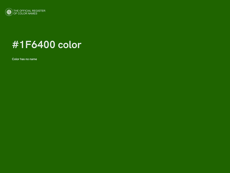 #1F6400 color image