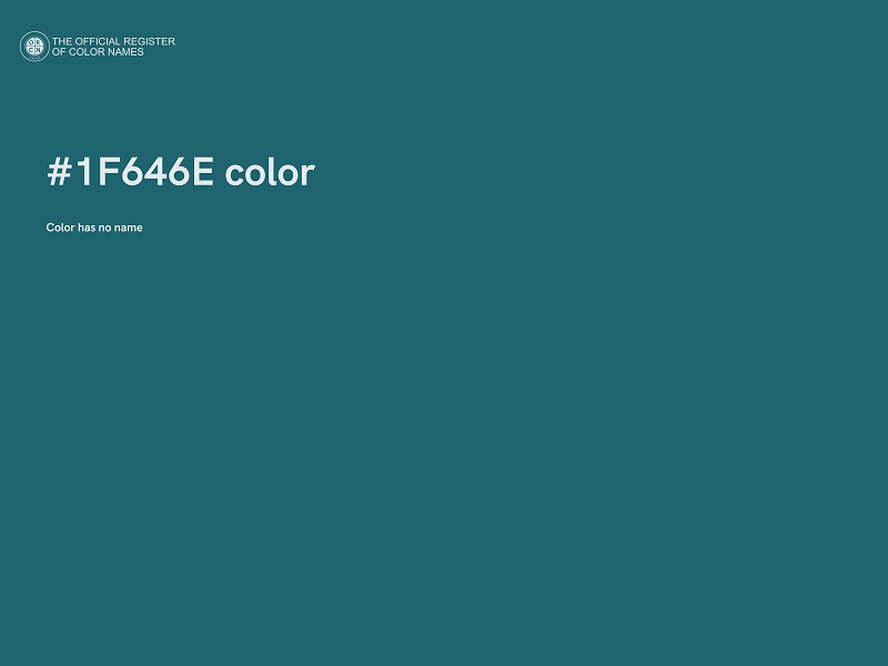 #1F646E color image