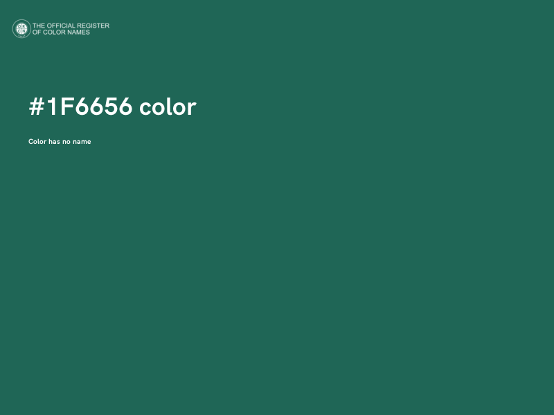 #1F6656 color image