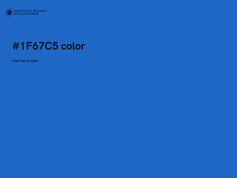 #1F67C5 color image