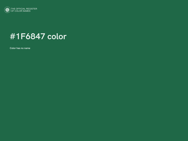 #1F6847 color image
