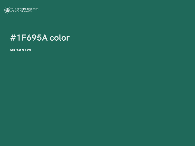 #1F695A color image