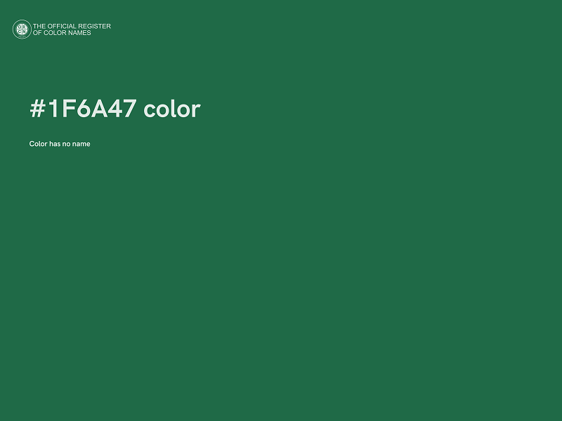 #1F6A47 color image