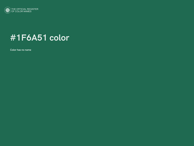 #1F6A51 color image