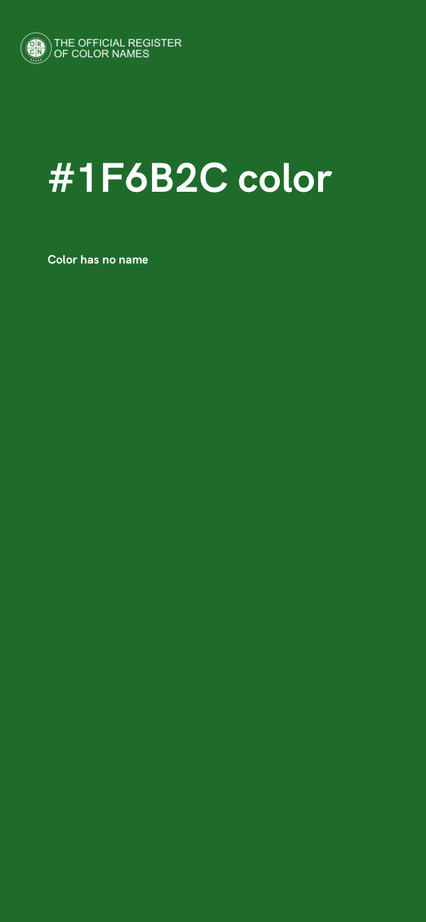 #1F6B2C color image