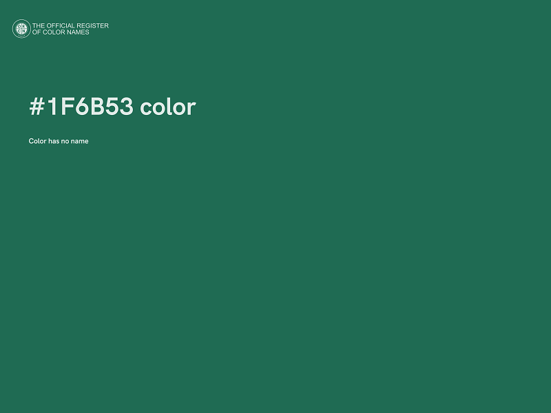 #1F6B53 color image