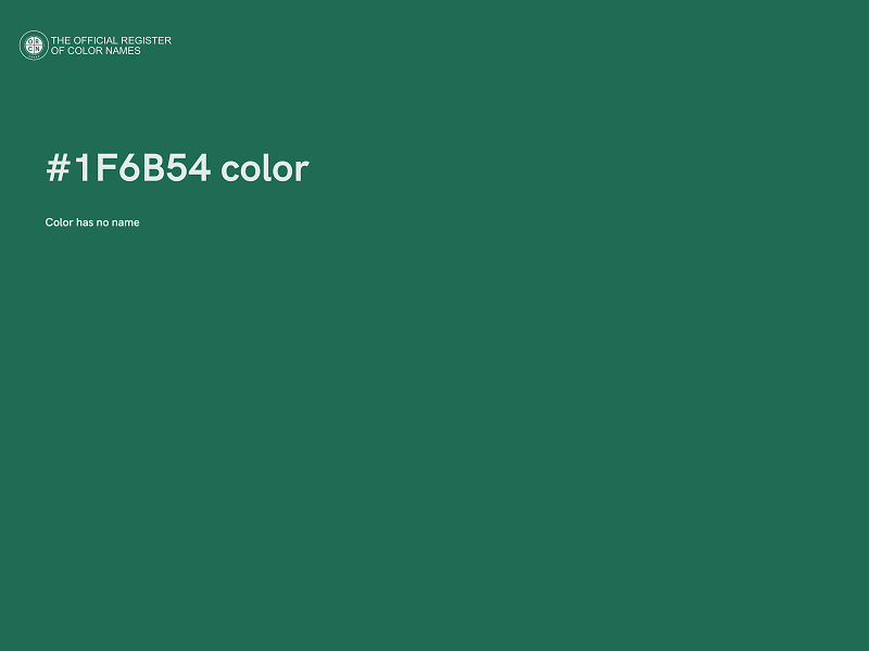 #1F6B54 color image