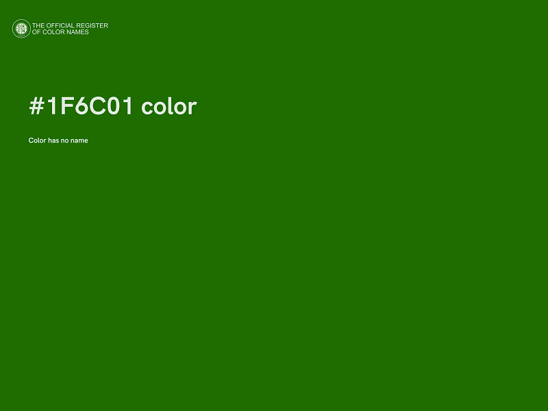 #1F6C01 color image