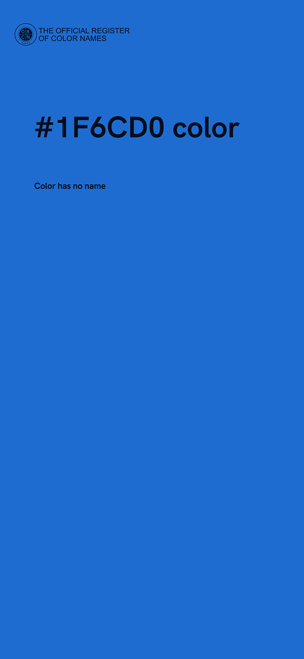 #1F6CD0 color image
