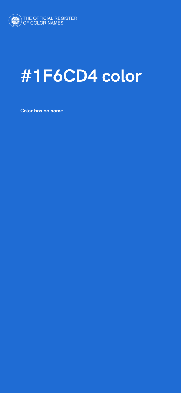 #1F6CD4 color image