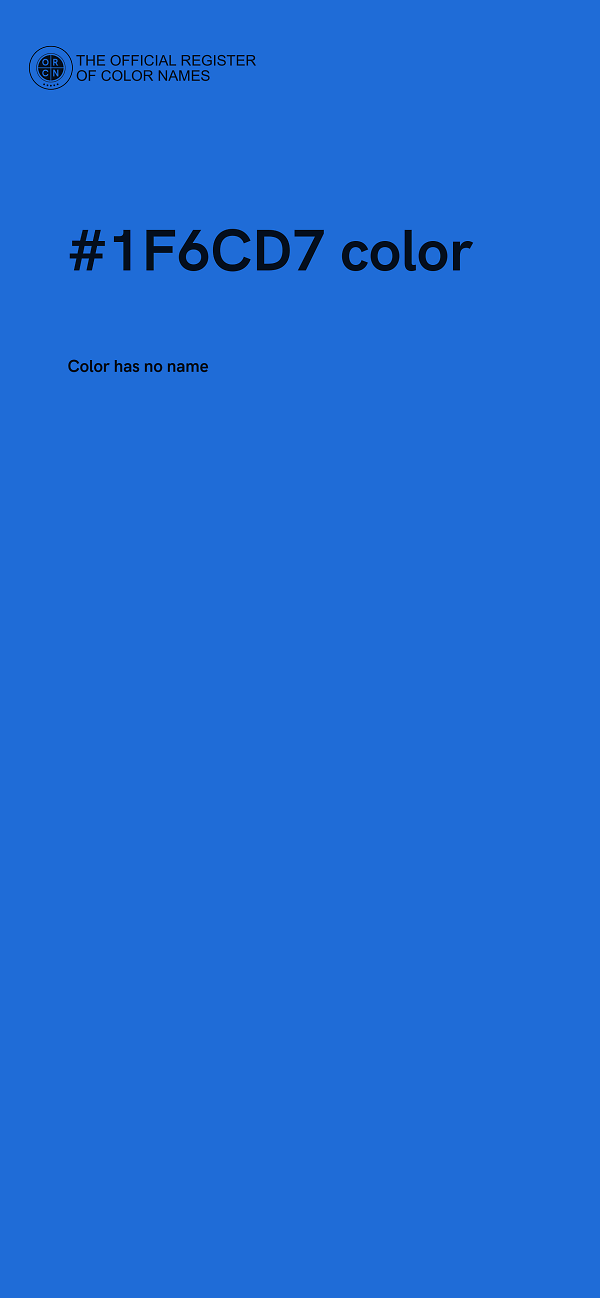 #1F6CD7 color image