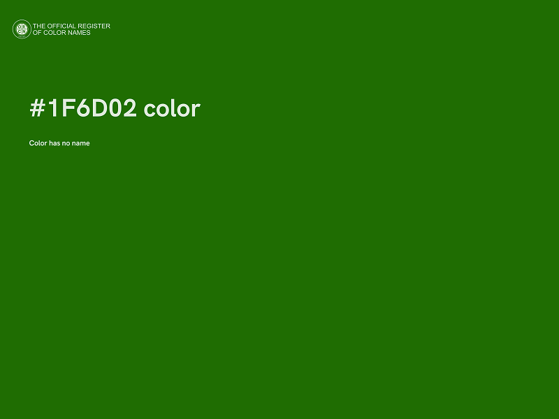 #1F6D02 color image