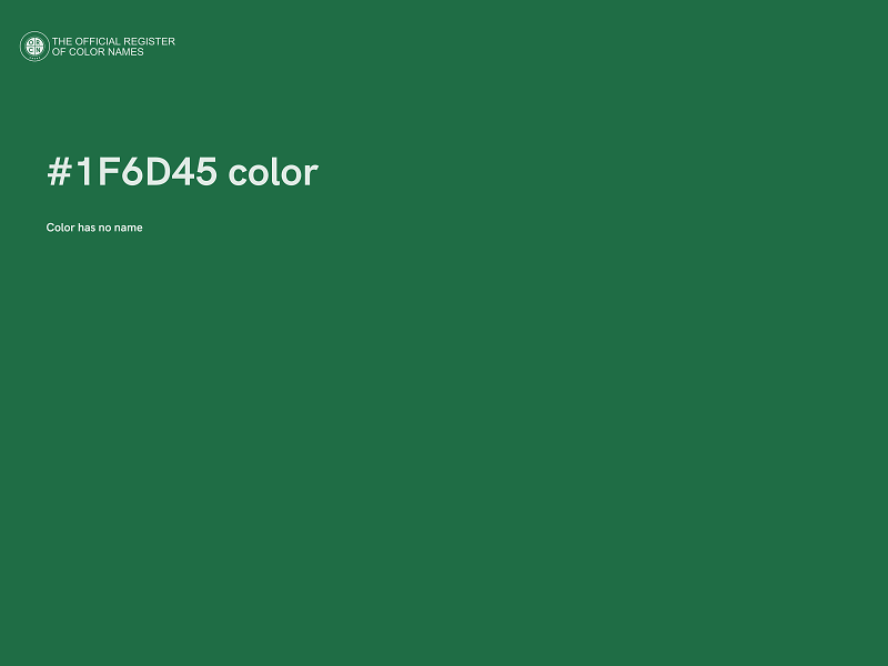 #1F6D45 color image