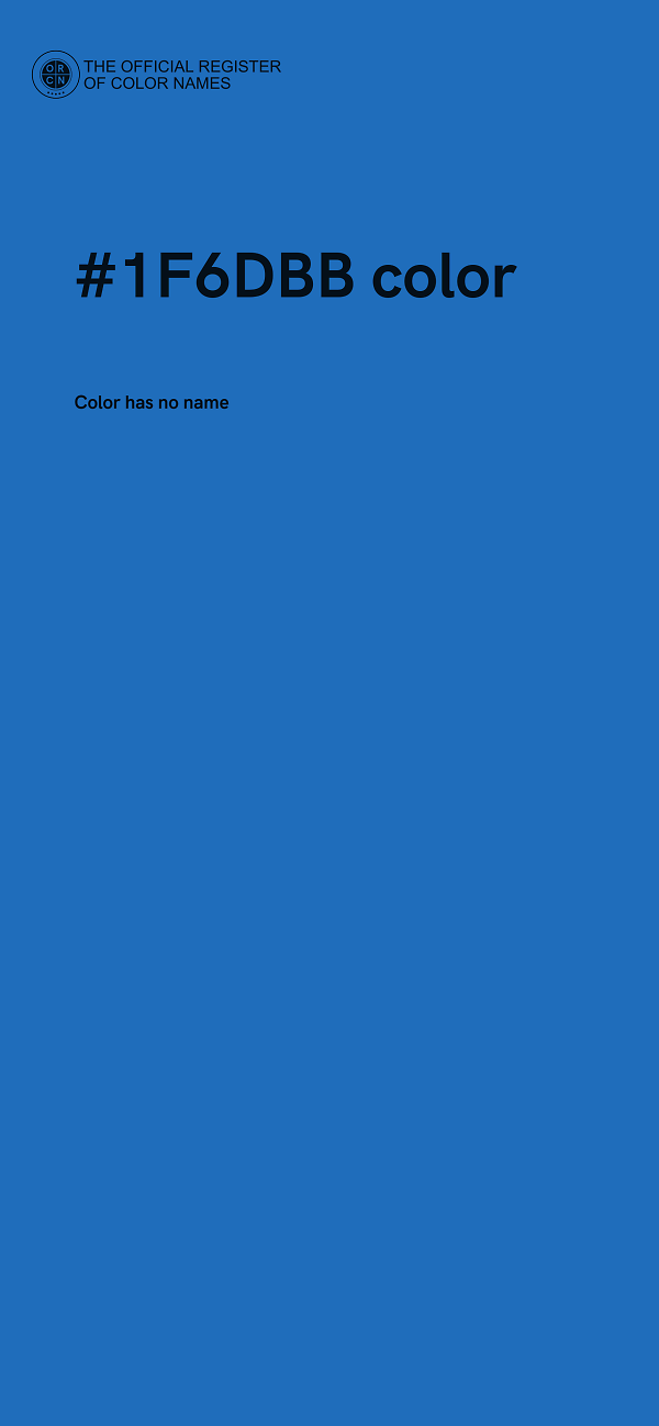 #1F6DBB color image