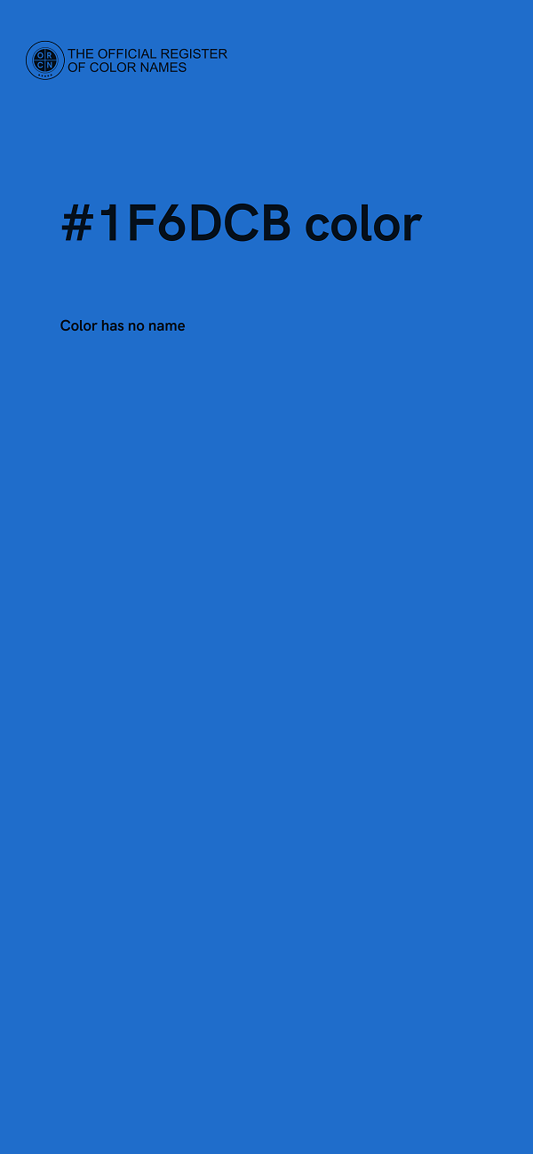 #1F6DCB color image