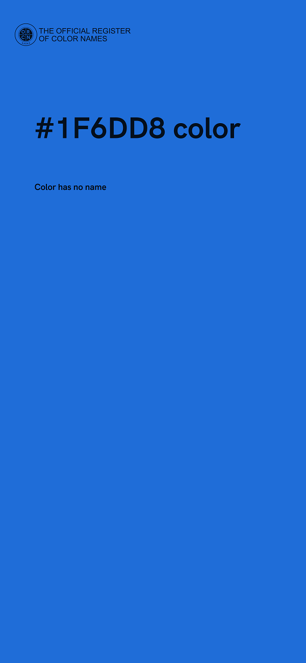 #1F6DD8 color image