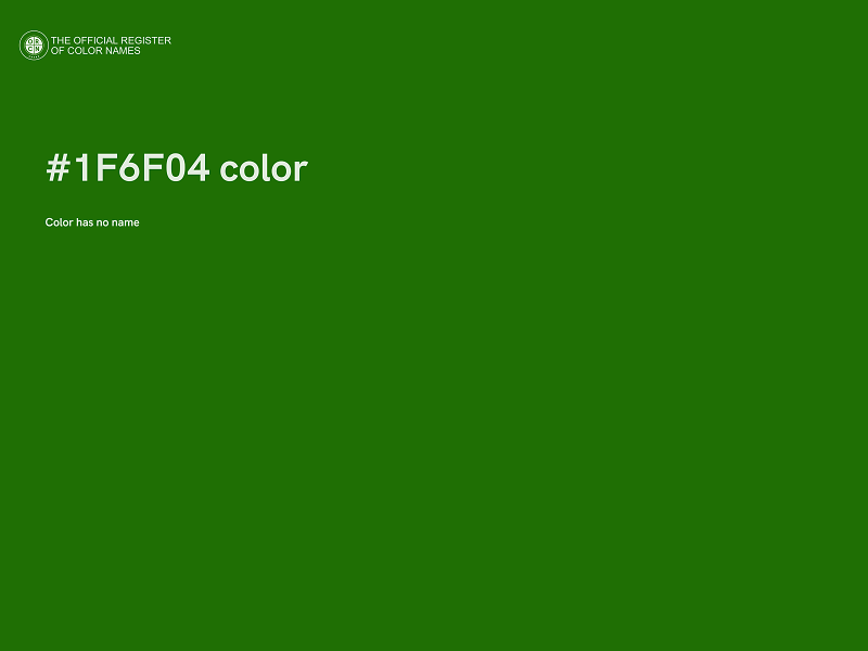 #1F6F04 color image