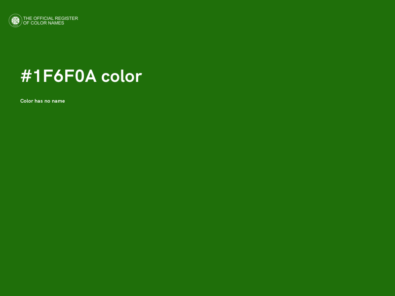#1F6F0A color image