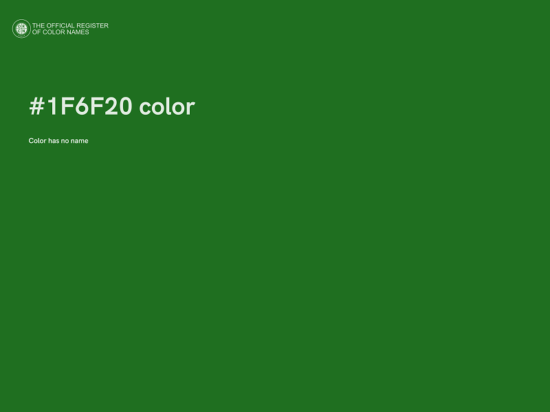 #1F6F20 color image