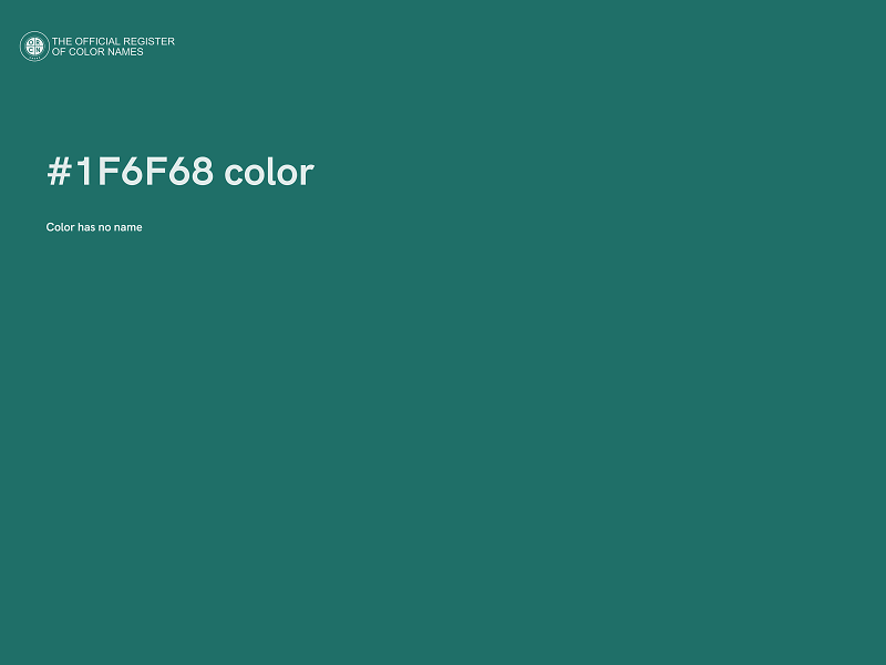 #1F6F68 color image