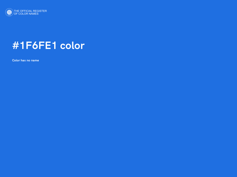 #1F6FE1 color image