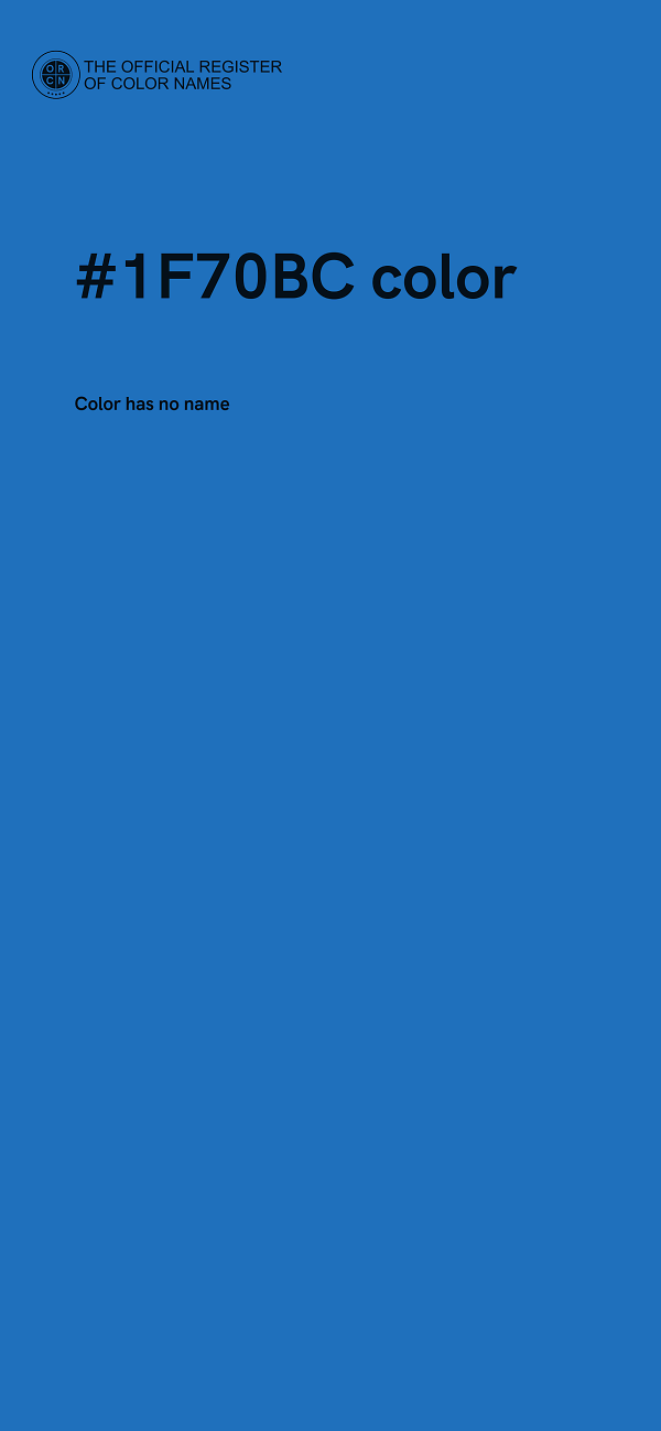 #1F70BC color image