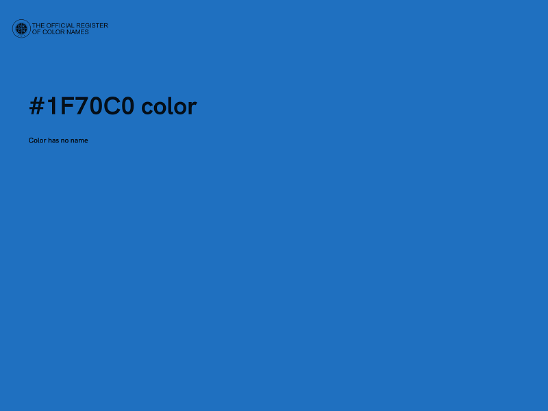 #1F70C0 color image