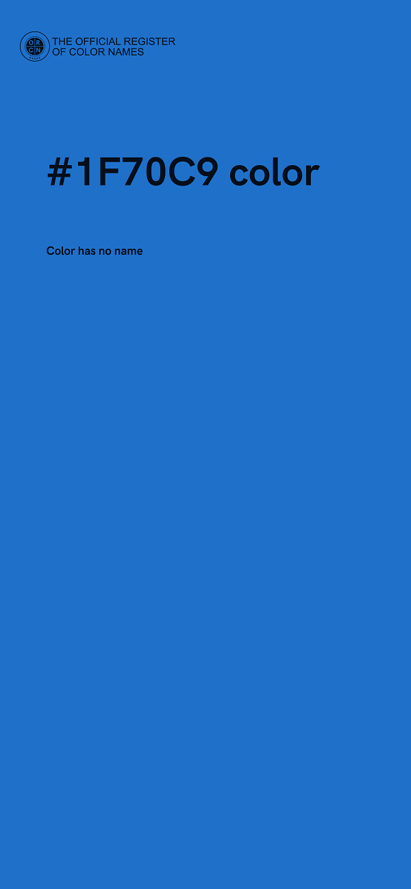 #1F70C9 color image