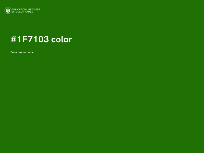 #1F7103 color image