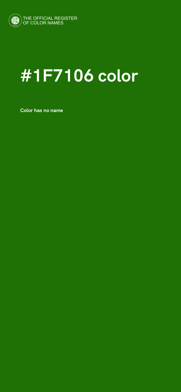 #1F7106 color image