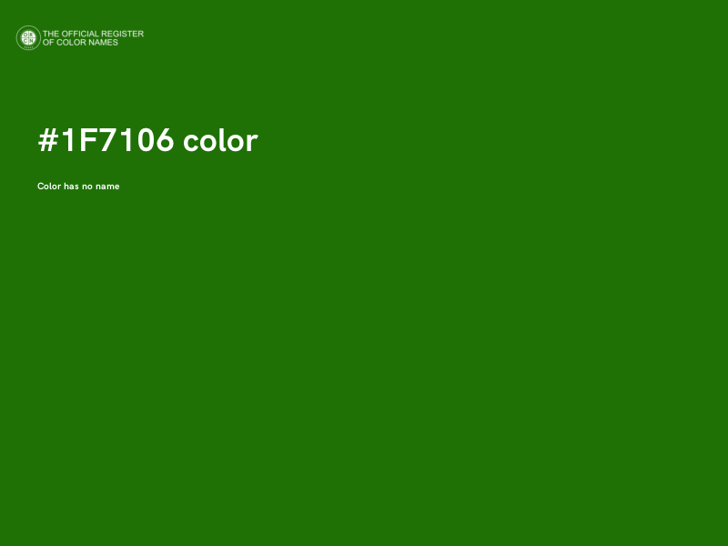 #1F7106 color image