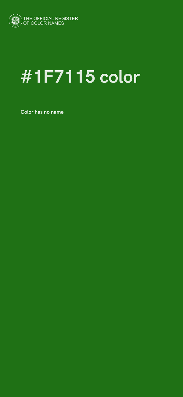 #1F7115 color image