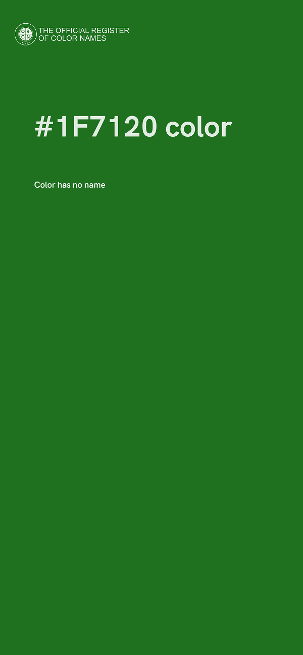 #1F7120 color image