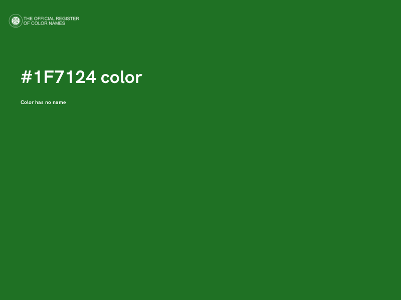 #1F7124 color image