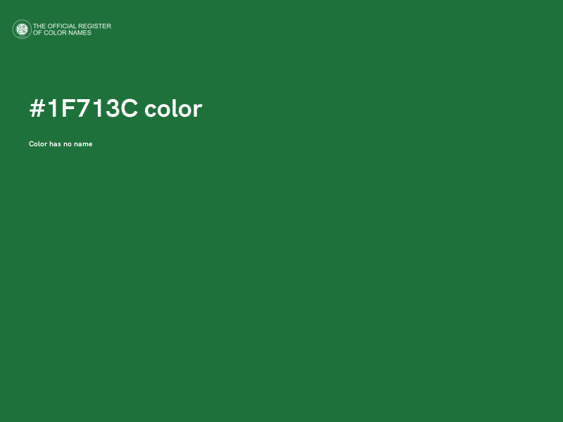 #1F713C color image